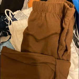 Brown leggings/lounge pants